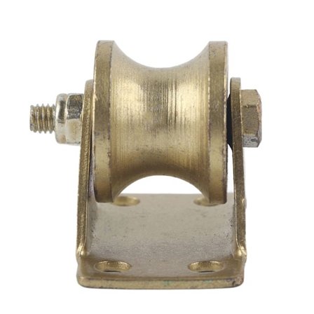 32mm U-spår Hjul Rullande Grind Vajerlina Räls Hjul med Fäste