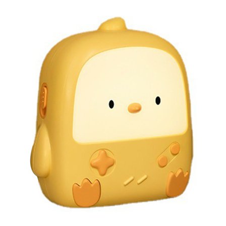 USB Genopladelig Dæmpbar LED Kylling Natlampe med Indbygget Batteri Sød Dyre Sovelampe