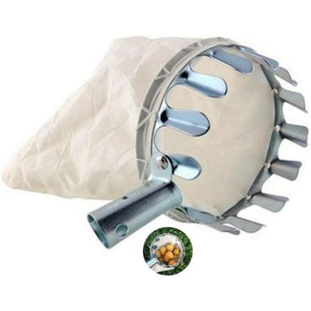 Hedelmien poimintavälineet keräyspusseilla, puutarhatyökalut