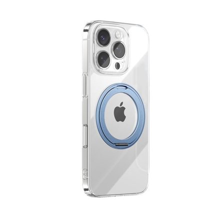 Joyroom JR-16JL6 Fodral för iPhone 16 Pro Max MagSafe 360° ringstativ - Blå