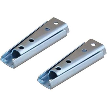 2 par 12 cm veggfester Kompatibel med sengegavler, snapfeste Kompatibel med møbler, metallseksjonssofa-kobling Kompatibel med sofa, seng