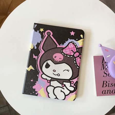 Söpö Sanrio-teemainen iPad-kotelo, yhteensopiva iPad Pro 10.5 (2017) / Air 10.5 (2019) / iPad 9 10.2 kanssa, sarjakuva-akryylinen pehmeä kuori, kaunis