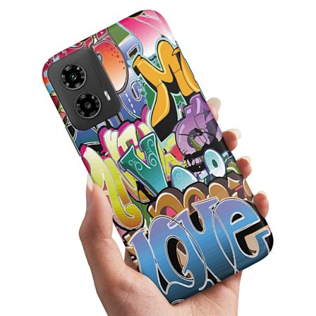 Cover / Mobilcover til Motorola Moto G35 5G - Graffiti