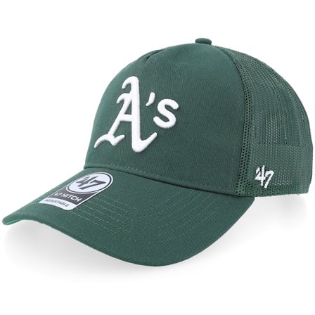 47 Brand - MLB Zelená trucker Kšiltovka - Oakland Athletics MLB 47 Hitch Dark Green Trucker @ Hatstore