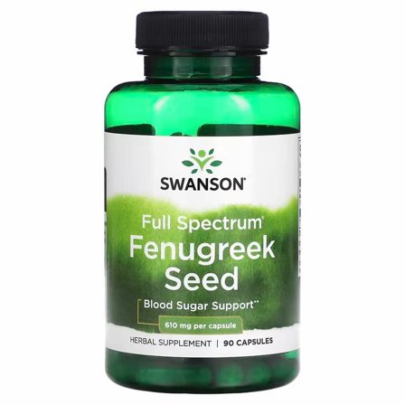 Fenugreek – Bukkehornkløver – 610mg – 90 kaps