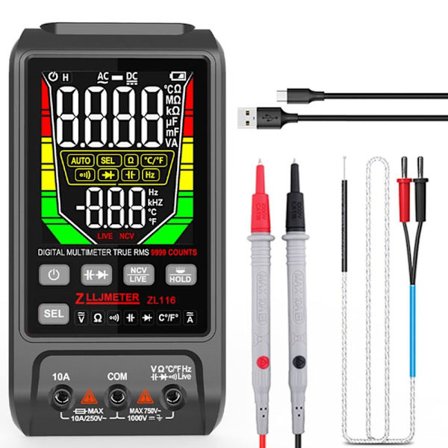 Digital Multimeter Spændingsdetektor Spændingsmåler
