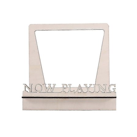 Now Playing -vinyylilevyteline 3D Retro-teline vinyylilevyille Puinen levyteline Vinyylilahjaidea