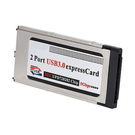 Højhastigheds Dual 2 Ports Usb 3.0 Express Card 34mm Slot Express Card Pcmcia Konverter Adapter Til Bærbar