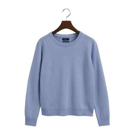 Gant Round-neck Knitwear , Blauw , Dames , Maat: 2XL Truis