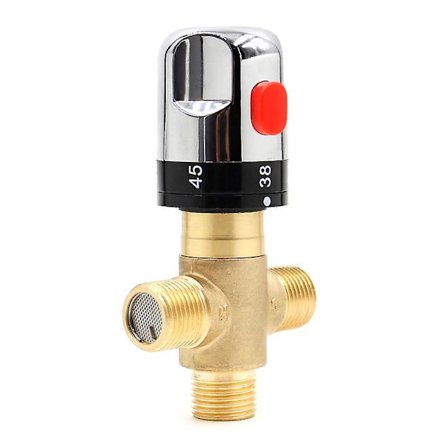 3-tie termostaattisekoitin venttiilille Veden lämpötilan säätö