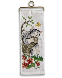 Broderikit Mini-klokkestreng Livsnyder - Svarta Fåret