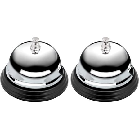 Serviceklokke Ringere Passageklokke Restaurant Køkken Kalde Klokke (2stk)