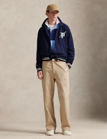 Polo Ralph Lauren Fleece Graphic Jacket - Navy - S