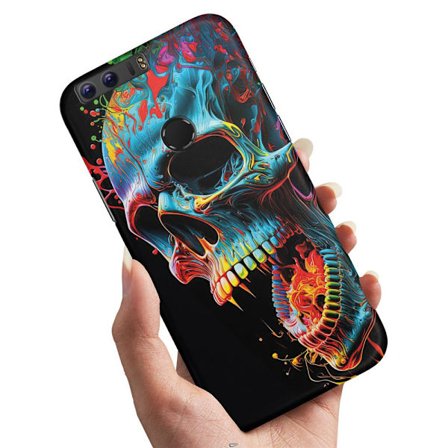 Deksel / Mobildeksel til Huawei Honor 8 - Skull