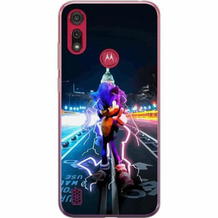 Motorola Moto E6s (2020) Genomskinligt Skal Sonic The Hedgehog