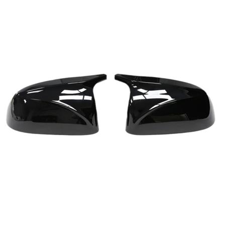 Bilside bakspeilkapper Stil speildeksel for X3 G01 X4 G02 X5 G05 2018-2022 Svart tilbehør