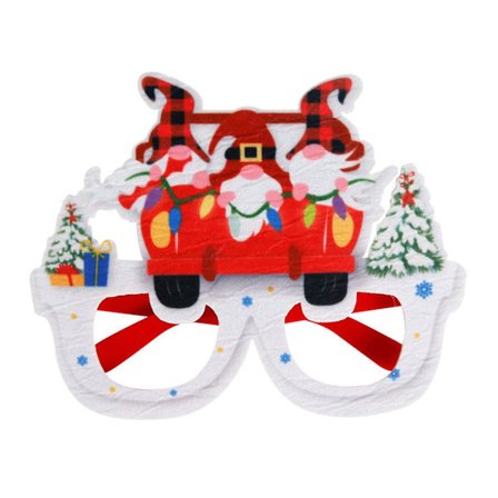 Dekoration av filtduksglasögon för julen, en perfekt present till vänner