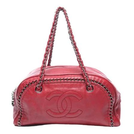Chanel Vintage, Pre-owned Leather chanel-bags Roze, Dames, Maat:ONE Size,leer