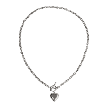 pfgSTOCKHOLM Love Me Halsband Dam Silver ONESIZE