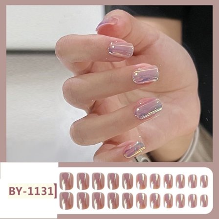 Franska Fake Nails False Nail Press på naglar