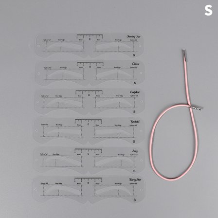 12 st Ögonbryn Shaping Stenciler Grooming Shaper Mall Makeup