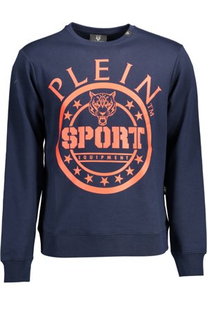 Plein Sport Felpa Senza Zip Uomo Blu
