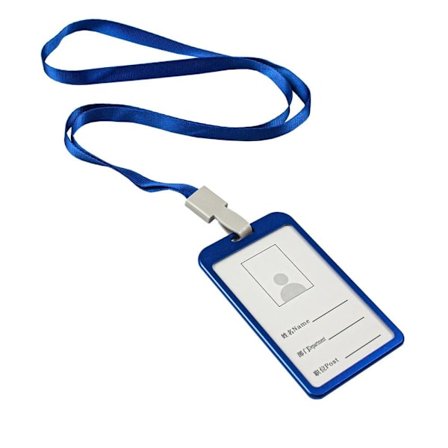 Korttikotelo nauhalla, Sininen