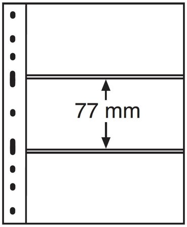 Leuchtturm OPTIMA EASY lommer til pengesedler - 50 stk.