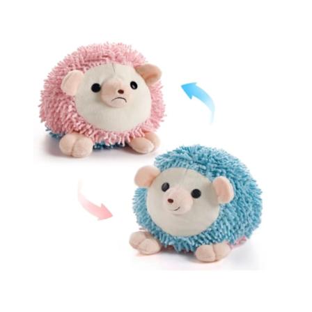 Käännettävä Hedgehog-pehmo, suloinen Gear Animal -nukke hihnassa