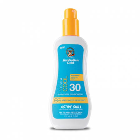 Australian Gold Fresh E Cool Protezione Solare SPF30 Spray Gel