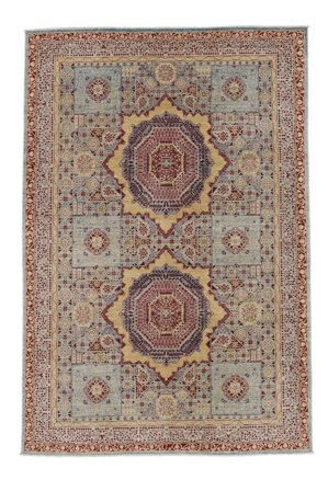 Mamluk Teppe Moderne Brun/Mørk Grå (Ull, Afghanistan)