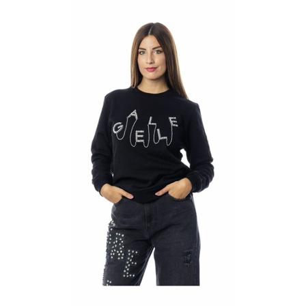 Gaëlle Paris Sweatshirt Sort, Dame Sweatshirts