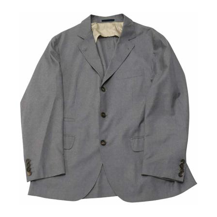 Brunello Cucinelli Ligh Weight Blazer Grå, Herre Jakkesæt Blazer, Størrelse: M