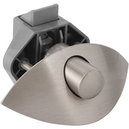 Låsknapp för låda, skåpdörr, trycklås för båt, husbil, 12-25 mm, träskåpsdörr, borstad silver