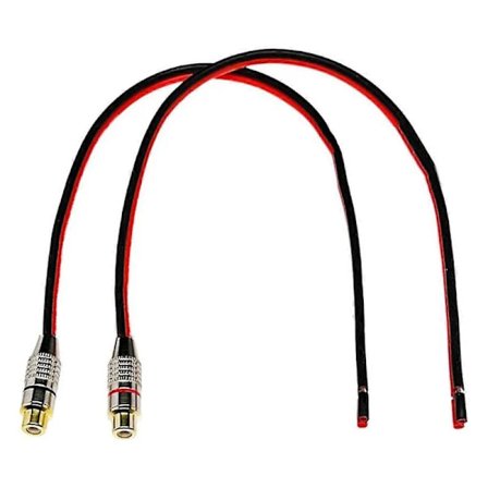 Högtalarkabel 14 AWG med Phono RCA Hona, 2 kanaler