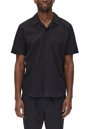 GABBA Timo Seer SS Shirt S/S Kortärmade skjortor Herr Svart S