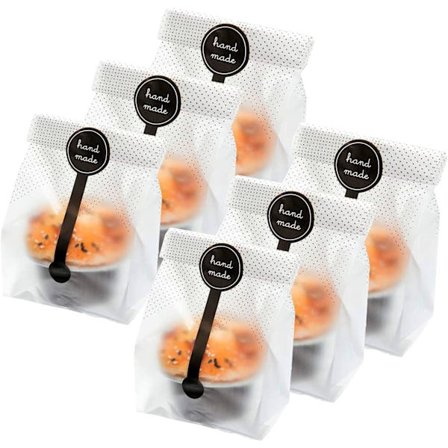 (400 st) 200 st genomskinliga plastpåsar/cellofanpåsar