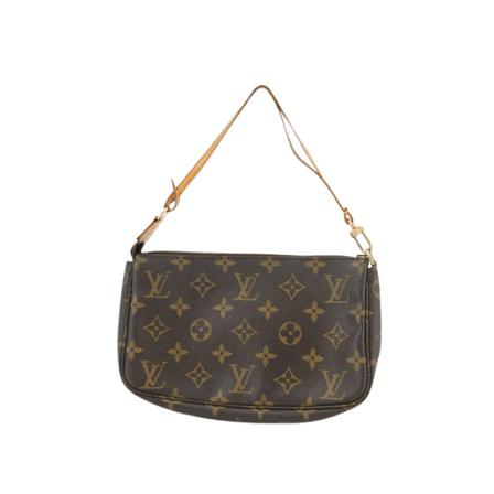 Louis Vuitton Vintage, Pre-owned Pochette Accessoires Monogram Bag Bruin, Dames, Maat:ONE Size,leer