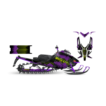 Dekalkit SweTown Oddworld-Lilla - Arctic Cat M8000 Mountain Cat Alpha One 154 2019-2020