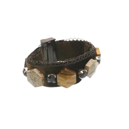 Louis Vuitton Vintage, Pre-owned Bracelet Bruin, Dames, Maat:ONE Size