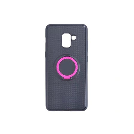 Samsung Galaxy A8 2018 - Carbon-Skal med Ringhållare FLOVEME