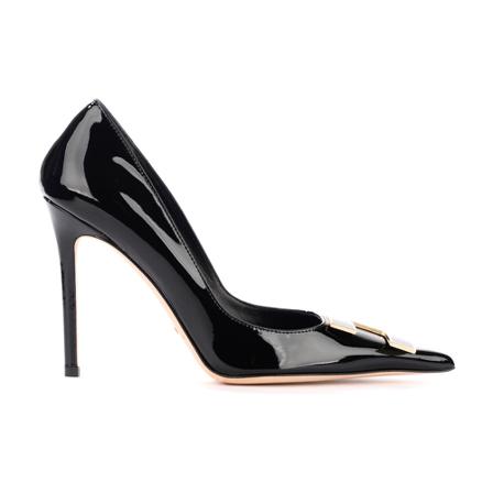Elisabetta Franchi Heeled Laarzen , Zwart , Dames , Maat: 40 EU Enkellaarsjes