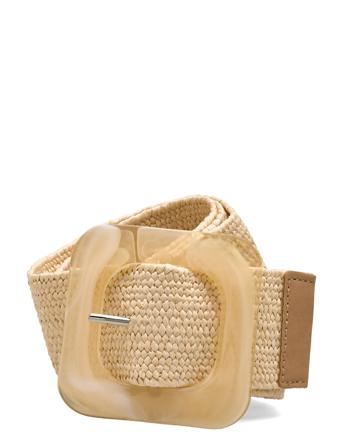 Zia Solid Belt Beige Becksöndergaard