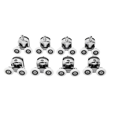 8x Hjul till Duschkabin