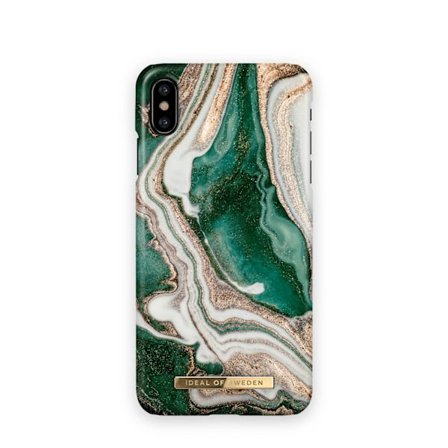 Printed Case iphone X / XS Golden Jade Marble