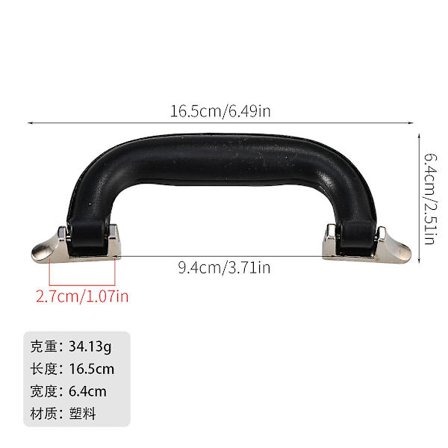 2 stk. Kuffertgreb Læder Kufferttaske Lædergreb Værktøjskasse Greb Forsyning