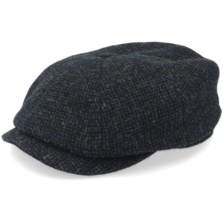 Stetson - Černá flatcap Kšiltovka - Hatteras Wool Flat Cap @ Hatstore