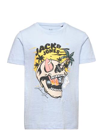 Jorvenice B S Tee Ss Crew Neck Ln Jnr T-shirt Blå Jack & J S
