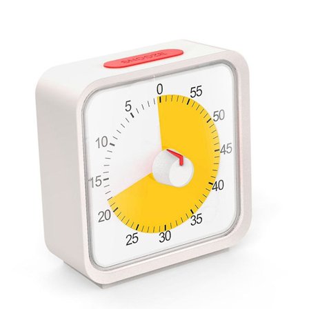 Pomodoro-timer för kök, tidshanteringsstudie Klassrum Timer, 60-minuters visuell timer med tyst drift -B