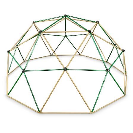 HyperMotion XXXL klatrekuppel til børn, geodom, legeplads i haven, diameter: 3,7 m